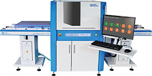 
G&#246;pel Electronic’s AdvancedLine AOI system for inspection of large PCBs.